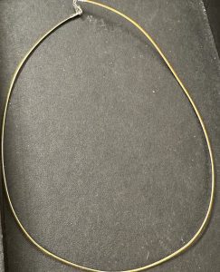 K18オメガネックレス