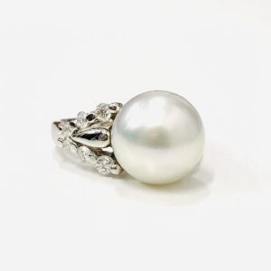 Pt900 パールリング
