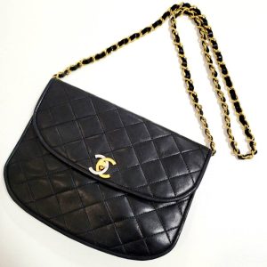 CHANEL シャネル マトラッセ ラムスキン ココマーク ワンショルダーバッグ ブラックの買取実績 | 買取専門店さすがや