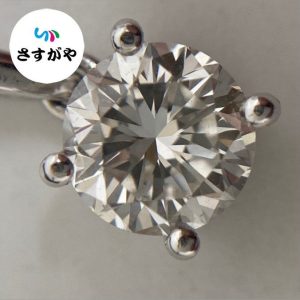 Pt900 ダイヤ付きトップ