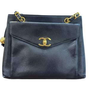 シャネル CHANEL チェーントート キャビアスキン
