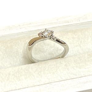 Pt950 ダイヤ0.211ct リング