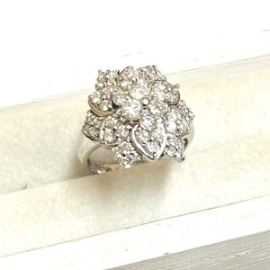 Pt900 メレダイヤ1.5ct リング