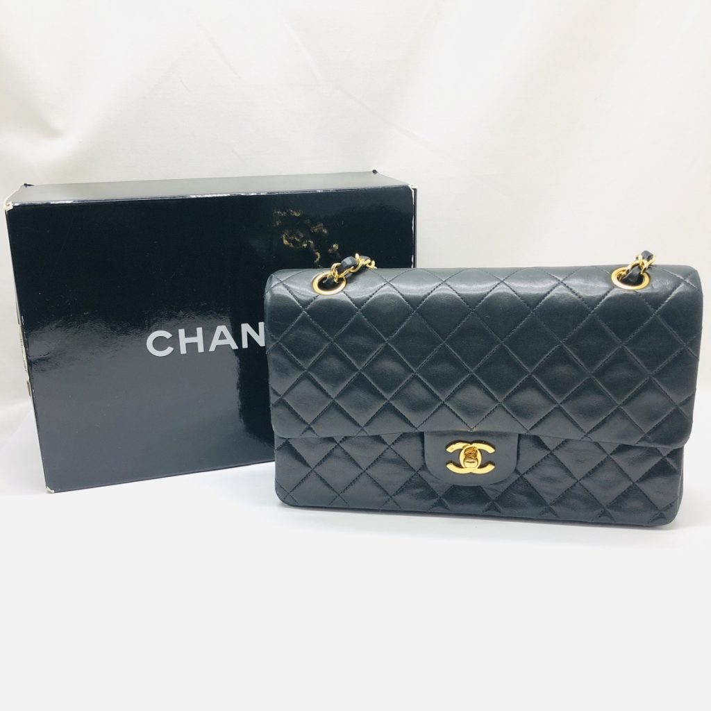 CHANEL シャネル マトラッセ ダブルチェーンショルダーバッグ