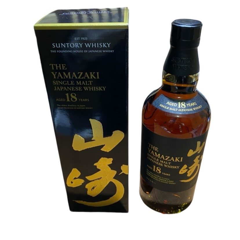 サントリー シングルモルト ウイスキー 山崎 18年 700ml 43％ 箱付き