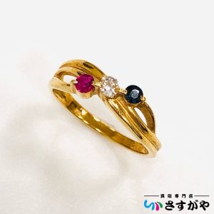 K18PM刻印 RD0.05ct リングの買取実績 | 買取専門店さすがや