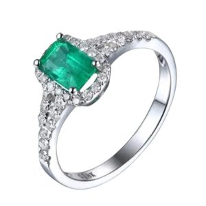 エメラルドリング(Pt950 プラチナ)