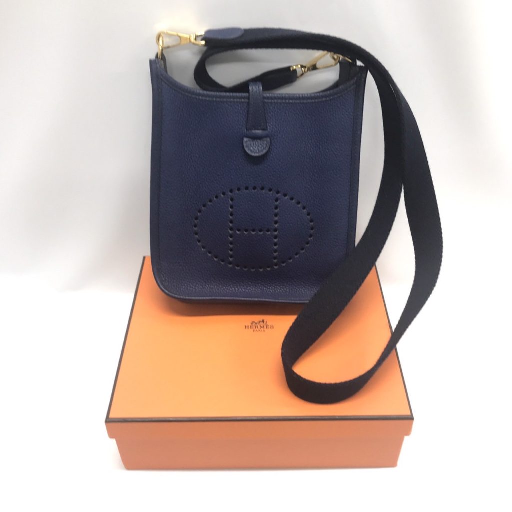 HERMES エルメス エブリンTPM ネイビー