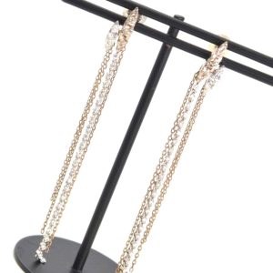 KASHIKEY カシケイ ネイキッド BD フリンジピアス K18Pt900