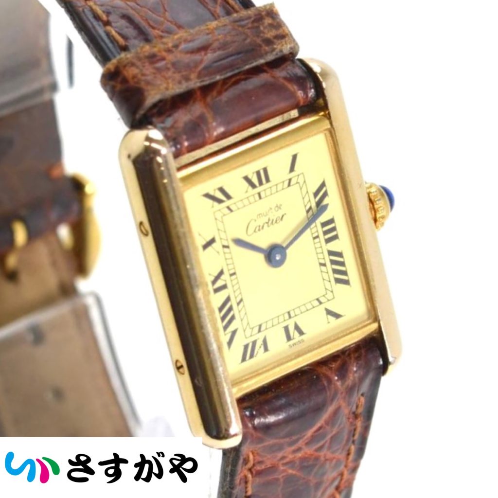 Cartier カルティエ マストタンク ヴェルメイユ ヴィンテージ時計