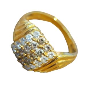 K18 石あり　リング