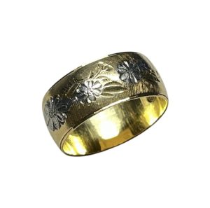 K18 Pt900 18金 プラチナ コンビリング アクセサリー ジュエリー