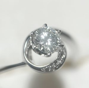 Pt900 プラチナ900 リング ダイヤモンド0.3ct