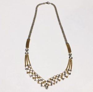 K18/Pt850 (18金/プラチナ850) デザインネックレス