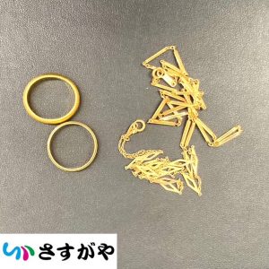 K24 K18 金 ゴールド アクセサリー リング ネックレス