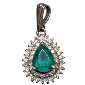 Pt900 エメラルドトップ