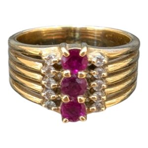 K18（18金）ルビーリング