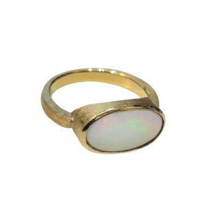 K18(18金 750) リング 石付