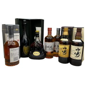 【山崎 余市 宮城峡など】シャンパン ブランデー ウイスキー まとめ