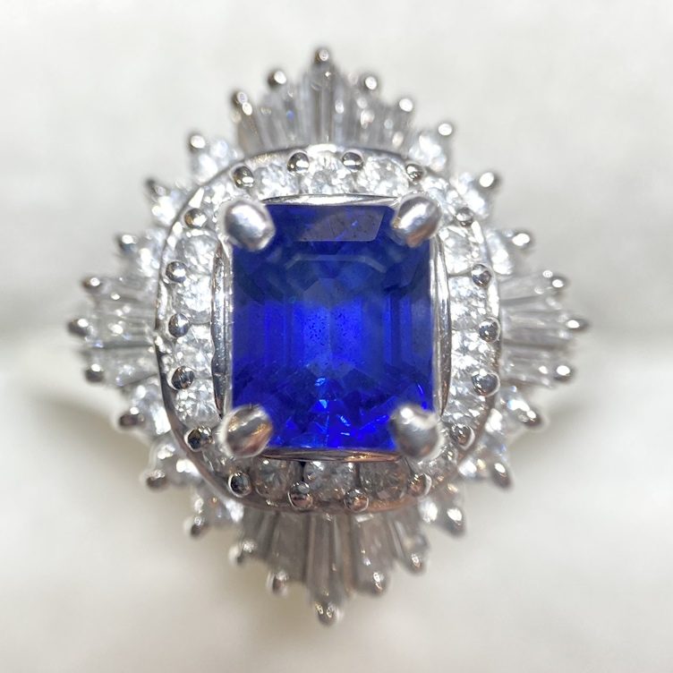 Pt900 リング サファイア ダイヤモンド ジュエリーの買取実績 | 買取  