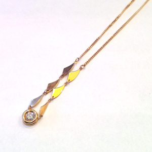 K18 ダイヤモンドネックレス