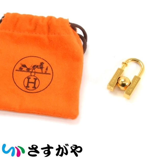 HERMES エルメス カデナ チャーム メッキ