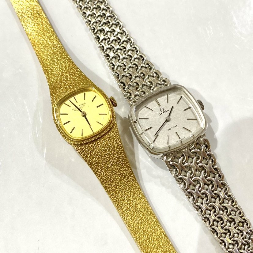 LONGINES・OMEGA時計まとめ】ロンジン・オメガ・レディース・金無垢 