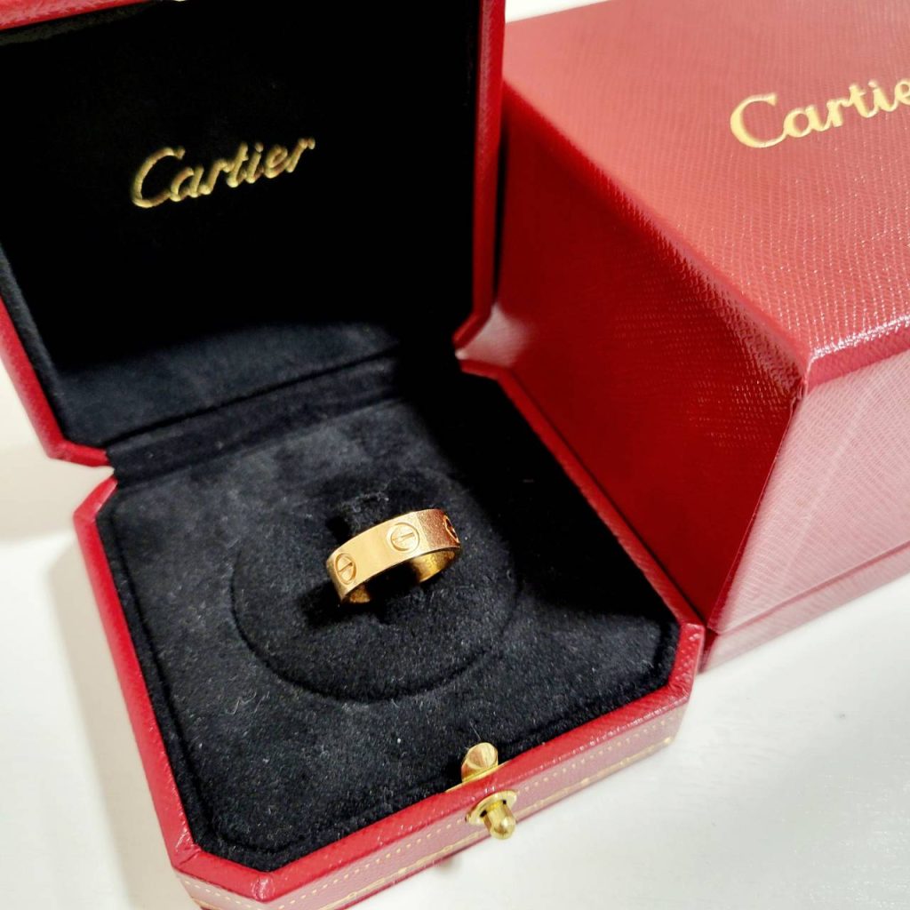 Cartier カルティエ 750 ラブリング 指輪 アクセサリー