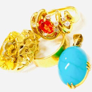 K18 リング トップ ゴールドアクセサリーおまとめ