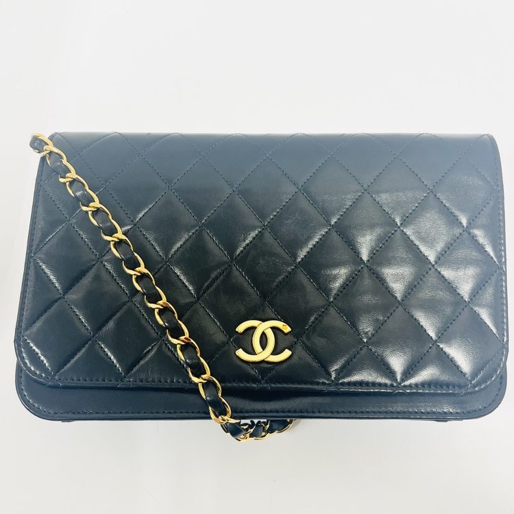 【CHANEL】シャネル マトラッセ ラムスキン チェーンショルダーバッグ