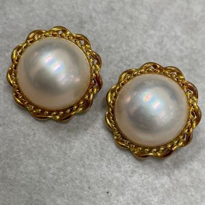 k18真珠付きイヤリングの買取 | 龍ケ崎市川原代町