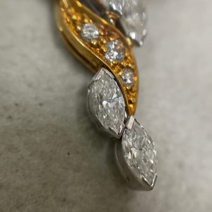 k18pt900コンビダイヤモンド付きネックレスのお買い取り| 龍ケ崎市久保台