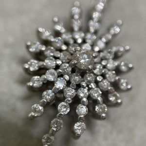 pt900 ダイヤモンド付きネックレストップの買取| 龍ケ崎市光順田| 石にもお値段を付けております！