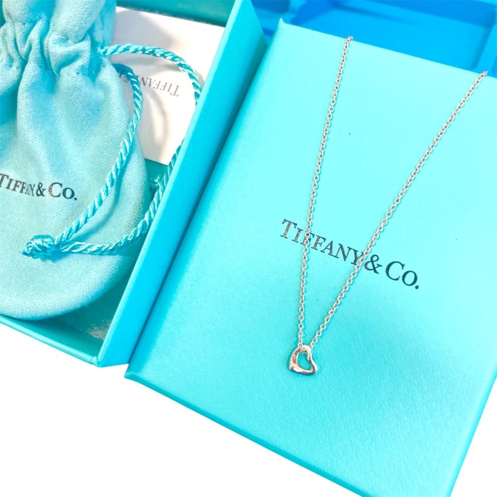 TIFFANY　ティファニー　オープンハート　ネックレス