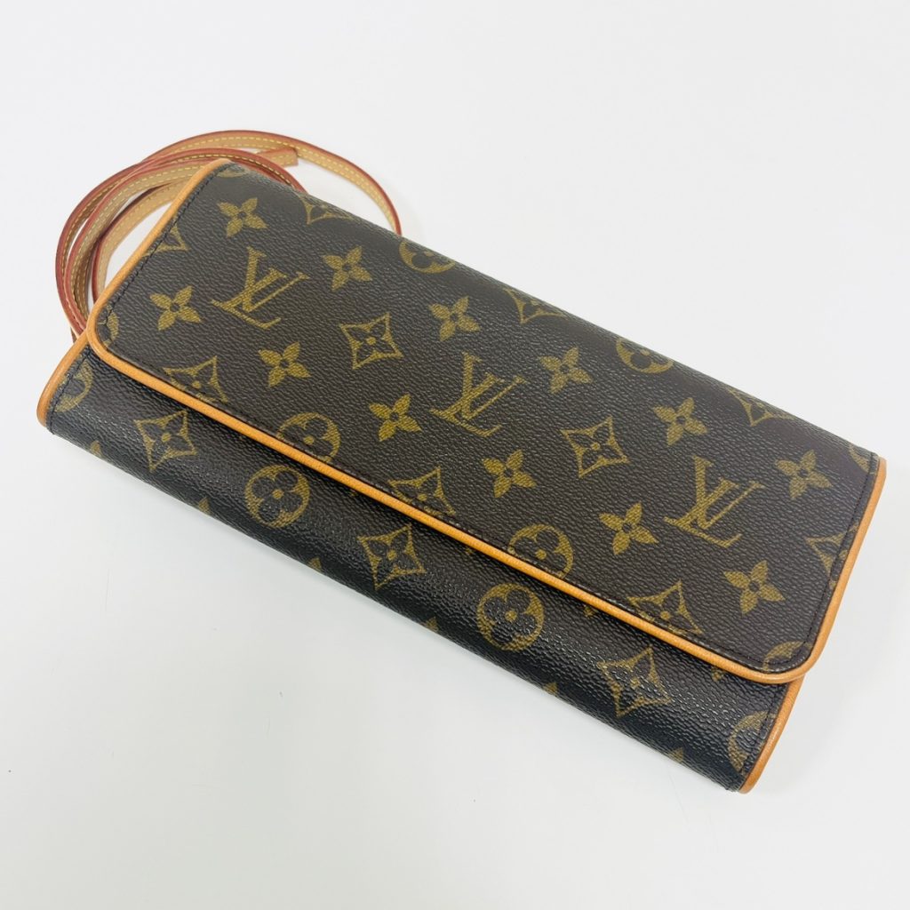 【LOUIS VUITTON】ルイ・ヴィトン モノグラム ポシェットツインGM M51852