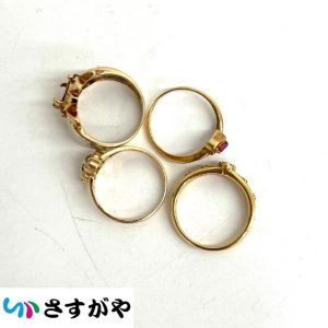 金 K18 750 リング 指輪 アクセサリー 宝石