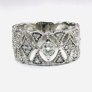 Pt900 メレダイヤリング