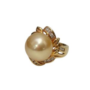 K18 パールリング 18金