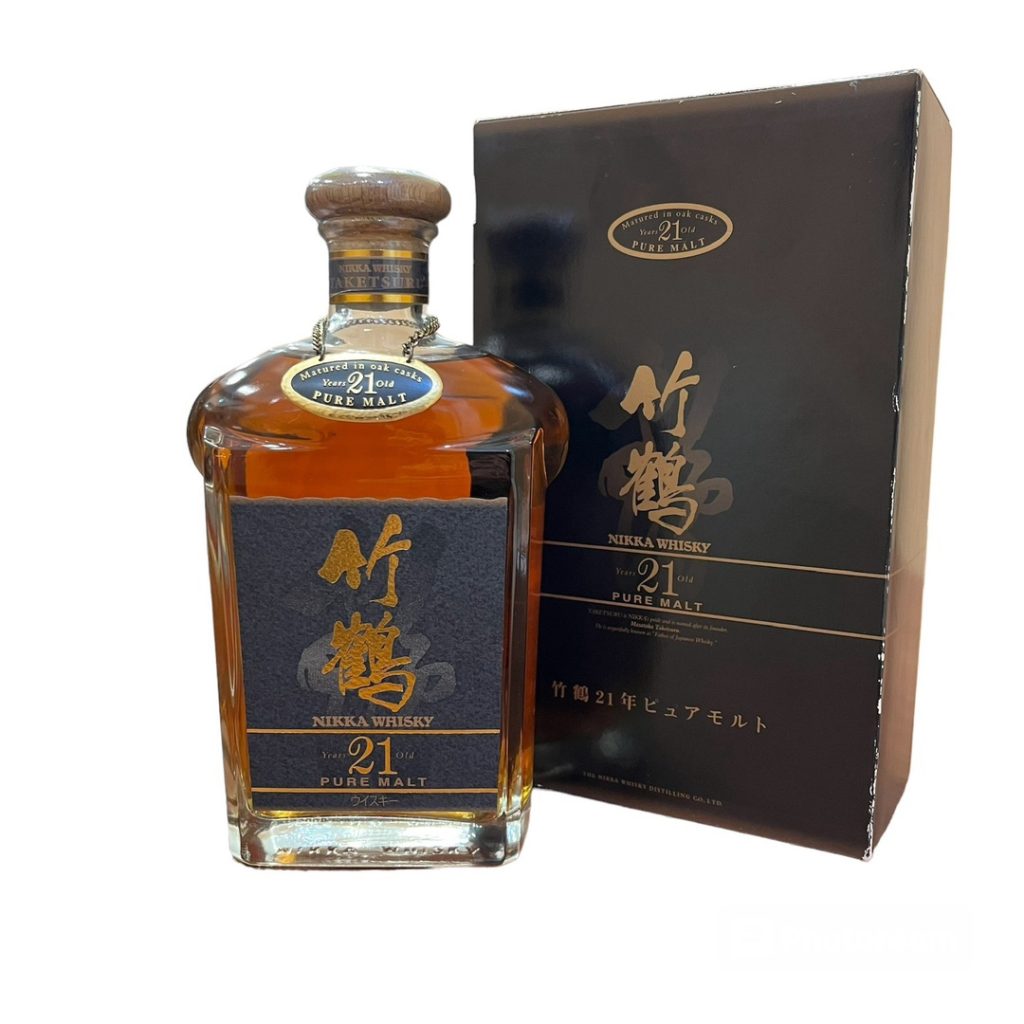 NIKKA WHISKY ニッカウヰスキー 竹鶴21年 角瓶 箱あり