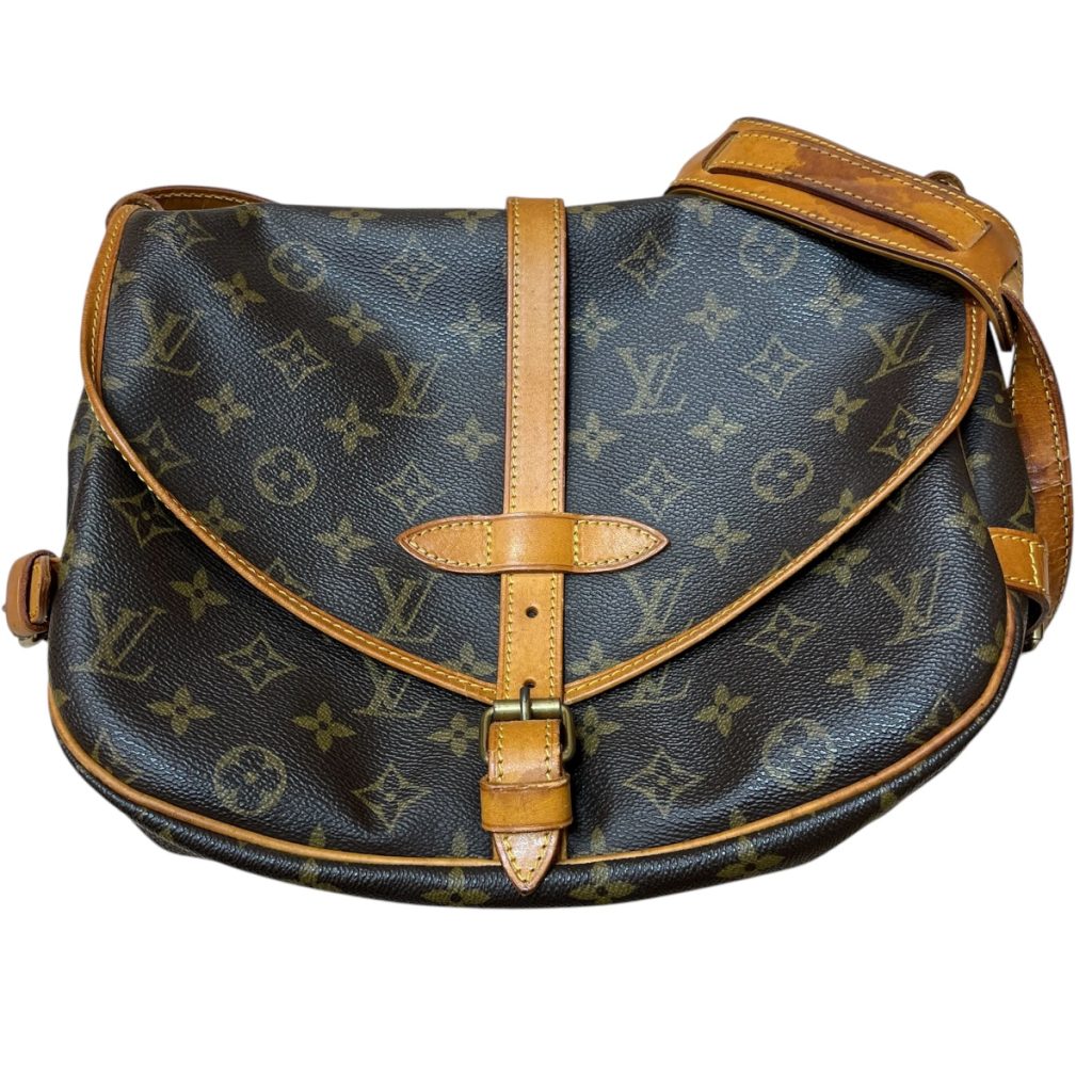 ルイ・ヴィトン LOUIS VUITTON ソミュール35 モノグラム ショルダーバッグ