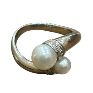 Pt900 パール リング
