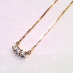 K18 ダイヤモンドネックレス