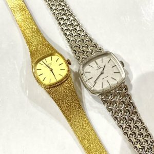 【LONGINES・OMEGA時計まとめ】ロンジン・オメガ・レディース・金無垢・K18(18金)・WG(ホワイトゴールド)