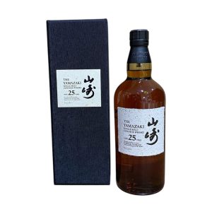 【山崎25年完備品】ミズナラ新ボトル・サントリーウイスキー
