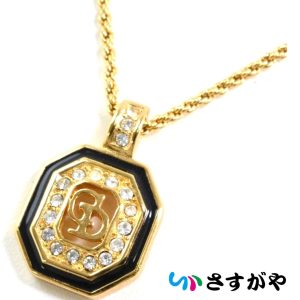 Dior ディオール ネックレス ロゴトップ メッキアクセサリー