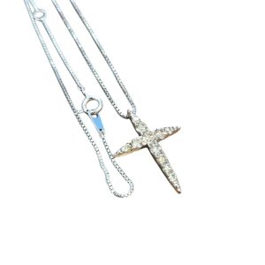 K18WG(ホワイトゴールド) ダイヤモンドネックレス