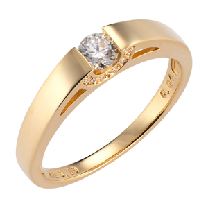 K18 18金 リング ダイヤモンド