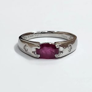 Pt900 (プラチナ 900) ルビー リング 指輪 ジュエリー|中標津町