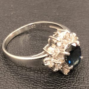 Pt900リング  サファイア