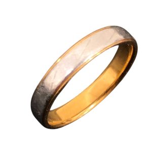 K18/Pt900リング ハーフ